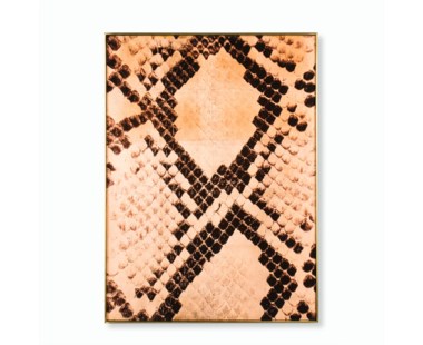 Copper Leaf Snake Skin - Rectangle